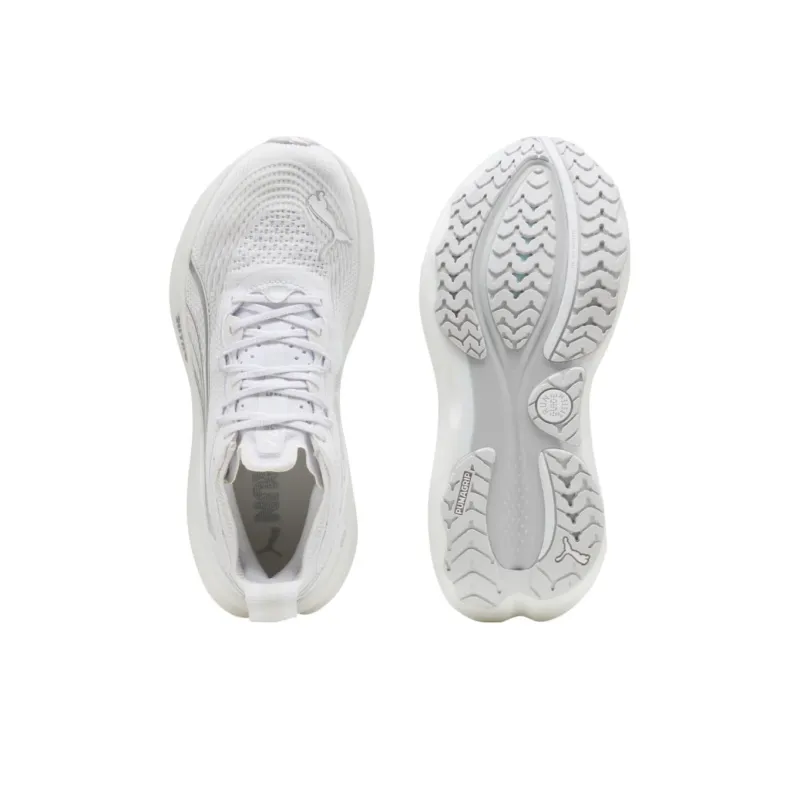 PUMA ForeverRun NITRO™ II Anti Slip Wear Resistant Low Top Running Shoes Men's White Silver-2