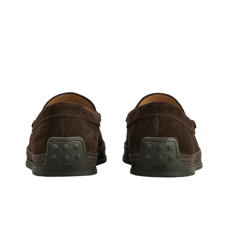 TOD'S Round Toe Slip On Loafers-3