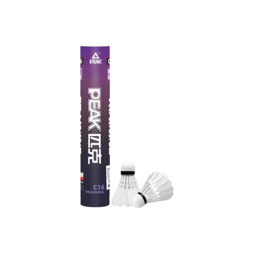 PEAK 12 Pack Goose Feather Beginner Entertainment Everyday Training Shuttlecocks