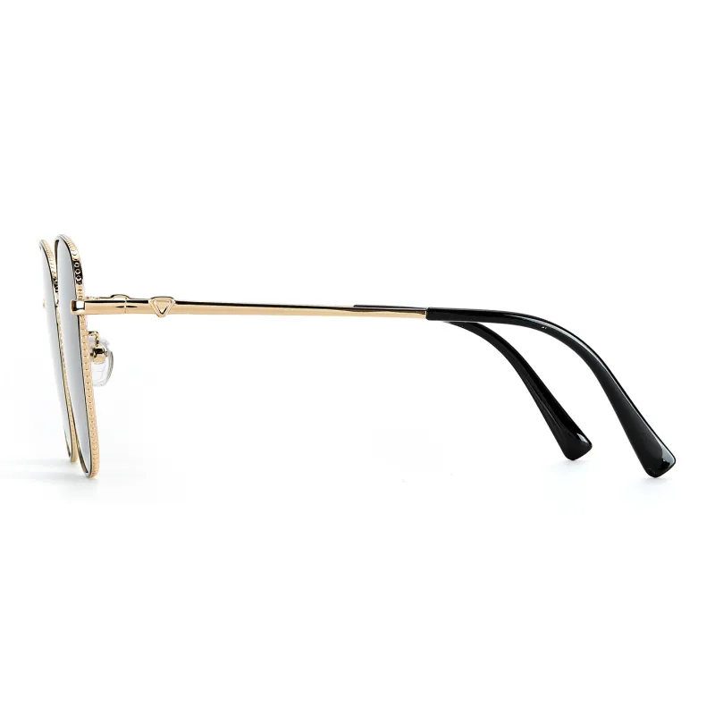 CLARKIA FLOWER Alloy Stainless Steel Square Sunglasses Unisex-3