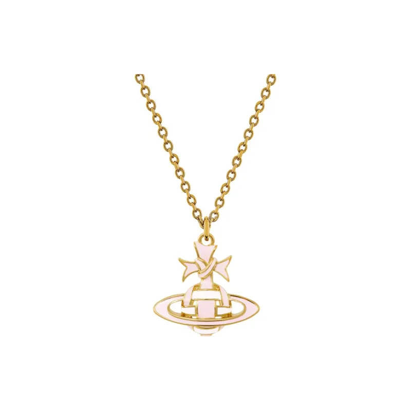 Vivienne Westwood Orb pendant Chain Necklace-0