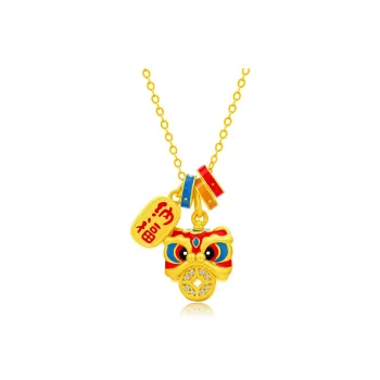Lao Feng Xiang S925 Silver Necklaces Women's
