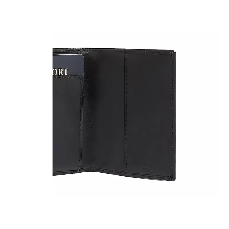 TUMI Alpha Bulletproof Nylon Fabric Passport Holder Unisex Black-2