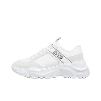 VERSACE JEANS COUTURE Speedtrack Low Top Casual Shoes Men's White