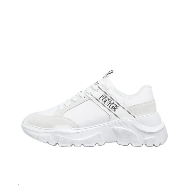 VERSACE JEANS COUTURE Speedtrack Low Top Casual Shoes Men's White-0