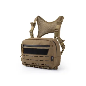 MARDINGTOP DuPont Polyester Sling Bag Trumpets Unisex Khaki/Black