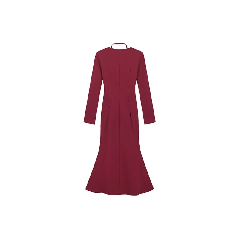 AFGGD Long-Sleeved Dresses Women's-3