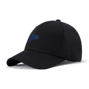 FILA FUSION Cotton Baseball Caps Unisex Pitch Black