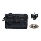 Black-Vintage Black[Metal Shoulder Strap]