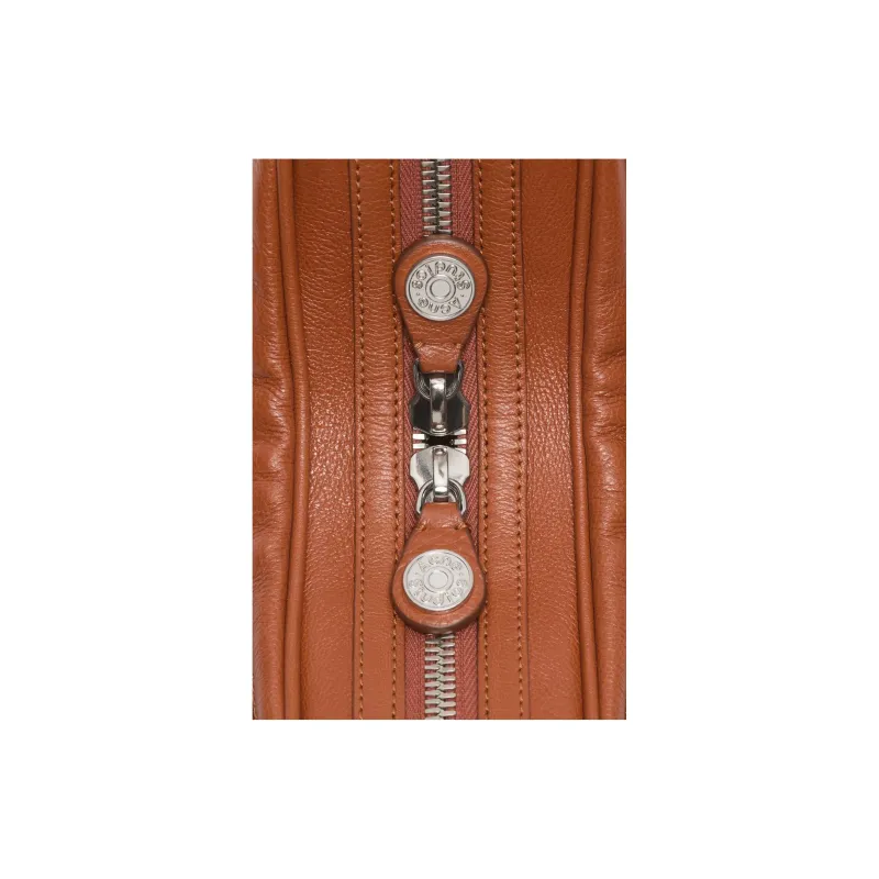 Acne Studios Calfskin One Shoulder Handbag Trumpets Women's Cognac Brown-4