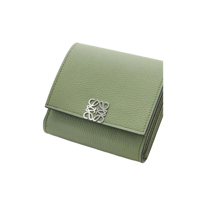 LOEWE Anagram Calfskin Wallet Women's Rosemary-4