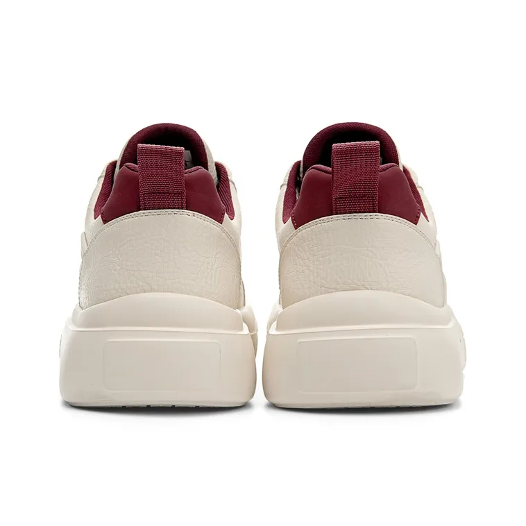 AOKANG Air Force One Series Skateboard Shoes Men Low Top Beige Green, White Red-12