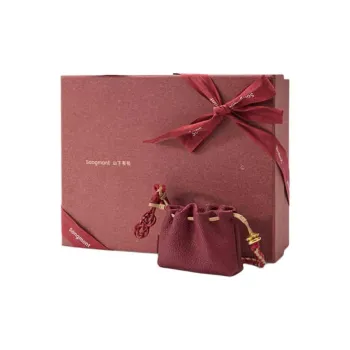 Songmont Cow Leather Clutch Trumpets Women's Begonia Red