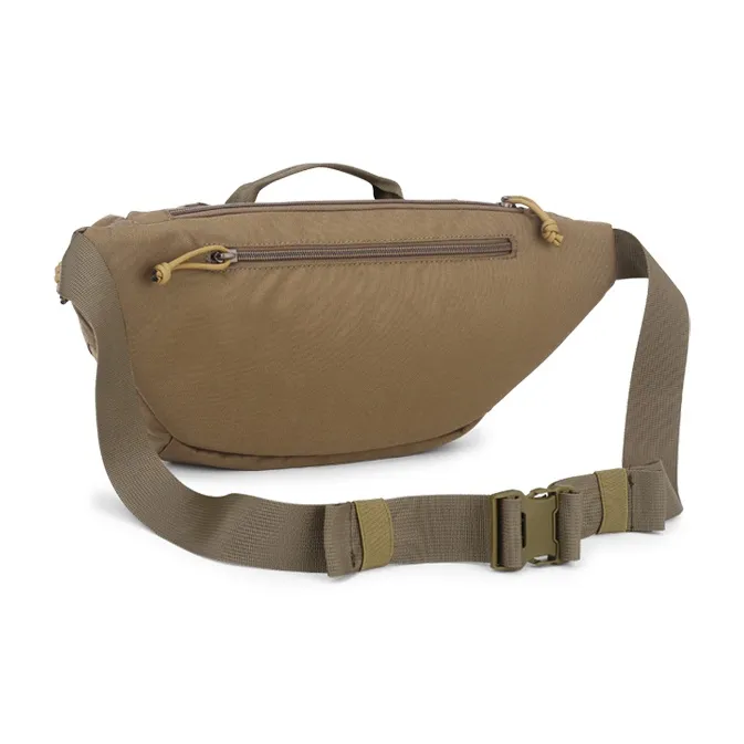 MARDINGTOP Nylon Fanny Pack Unisex Khaki/Black-2