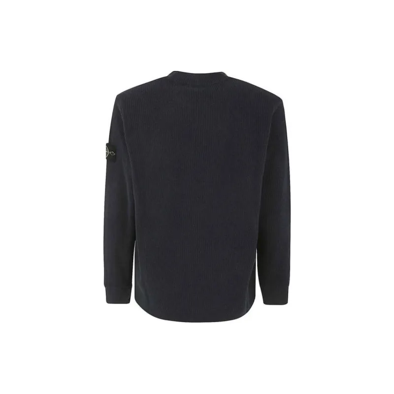 STONE ISLAND Logo Patch Crewneck Jumper-1