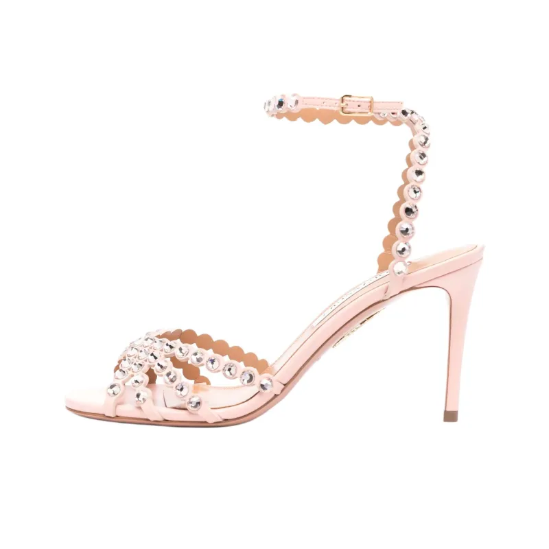 AQUAZZURA Tequila Strap Sandals 8.5cm Women's Pink-0