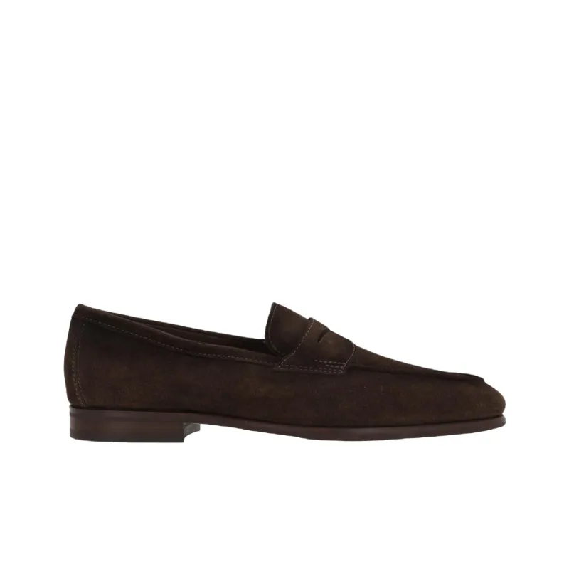 Santoni Classic Almond Toe Loafers-1