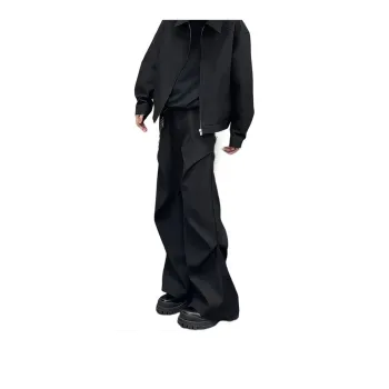 PAINT STAIN Casual Pants Unisex Classic Black