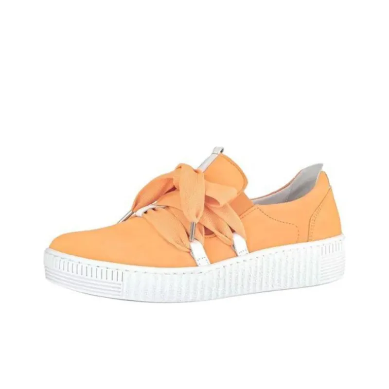 Gabor Fashion Low Top Casual Shoes Unisex Orange-1