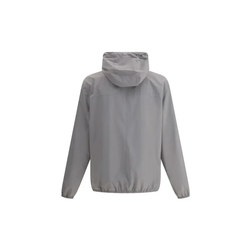 Brunello Cucinelli Logo Embroidered Zip Up Hooded Jacket-1