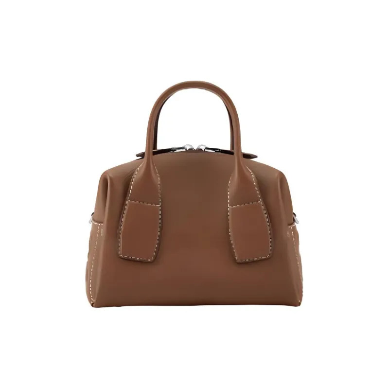 ZESH Cow Leather Handbag Small Size Women's Multicolor-6