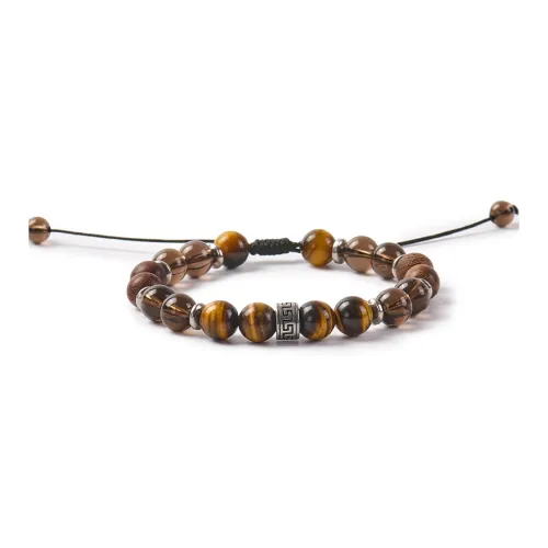 Topgirl Tiger's Eye Stone Adjustable Jade Bracelet Men's