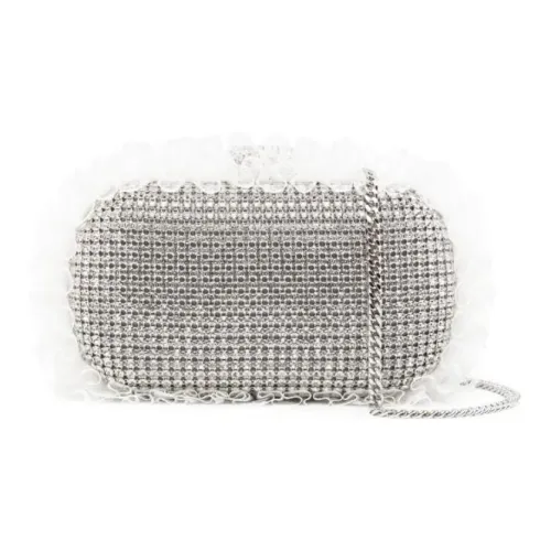 Self portrait Crystal Lace detail Clutch Bag