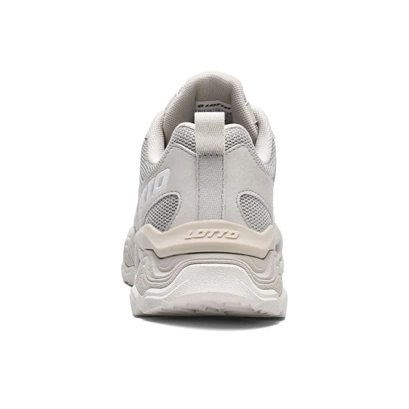 LOTTO Cushioned Slip-Resistant Abrasion-Resistant Low-Top Outdoor Shoes Women's Greige-4