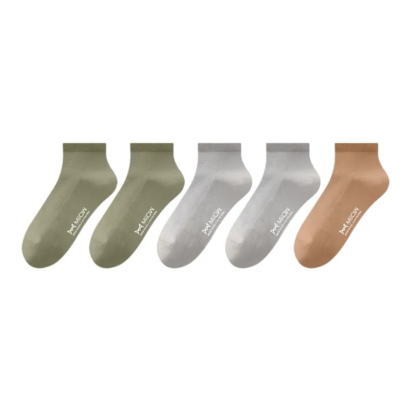 MIIOW Cool One Summer Series Ankle Socks Men's 5 Pack-36