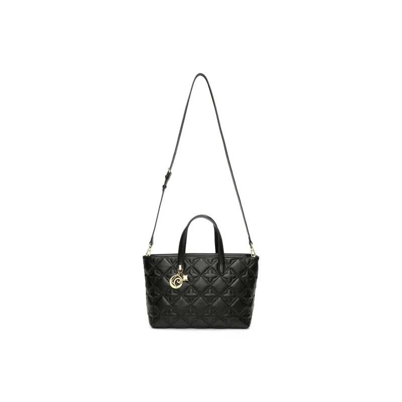 PIERRE CARDIN Cow Leather Tote Bag Shopping Bag Handbag Women's Multicolor-2