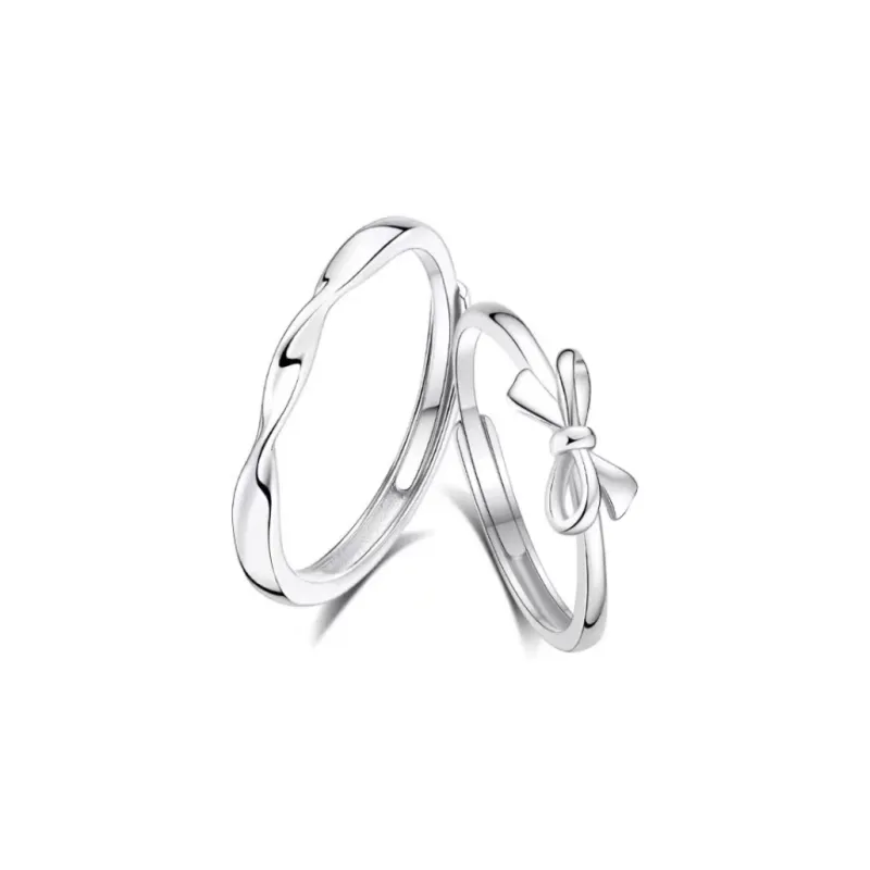 GUDUD S999 Fine Silver Rings Unisex-1