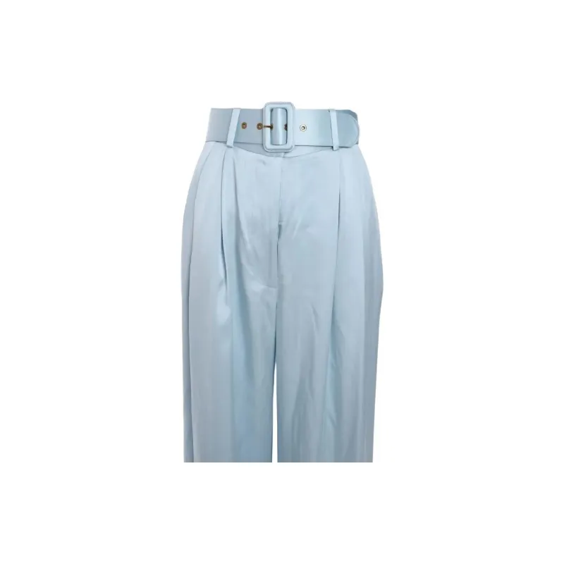 Zimmermann Pleated Silk Trousers-3