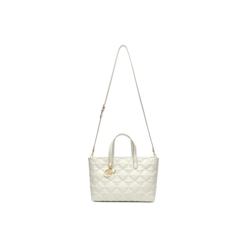 PIERRE CARDIN Cow Leather Tote Bag Shopping Bag Handbag Women's Multicolor-6