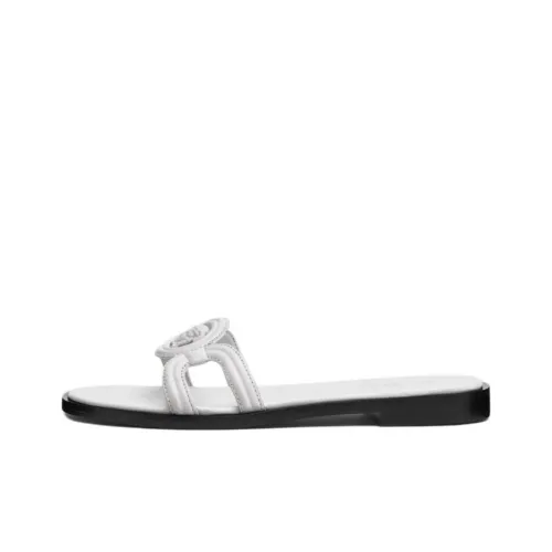 FANSIZHE Medusa '95 Slide Slippers Women's White