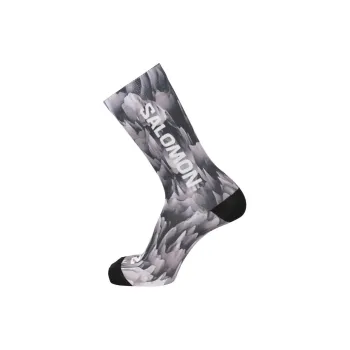 SALOMON Mid Calf Socks Unisex 1 Pack Gray