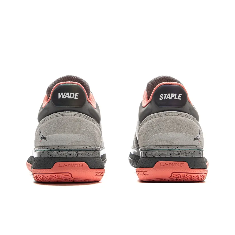 Staple x LiNing Cushioning Anti Slip And Wear Resistant Breathable Rebound Low Top Basketball Shoes Men's Gray-5