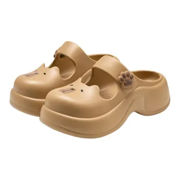 Yu Pu EVA Cartoon Height Increasing Platform Summer Slip Resistant Home Slippers