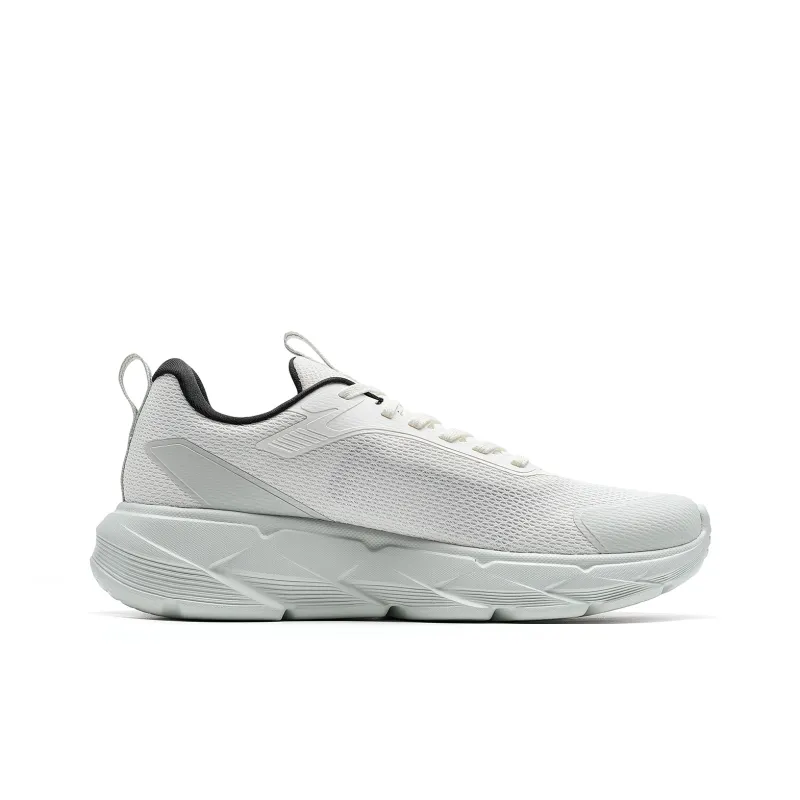 XTEP Cushioning Wear Resistant Low Top Casual Running Shoes Men's Canvas White/Tru Gray-1