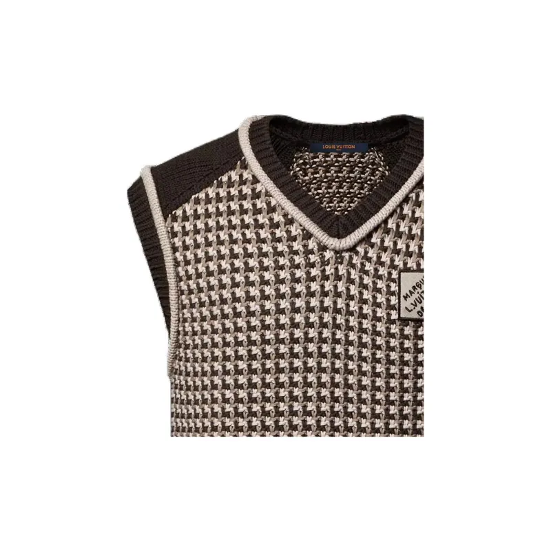 LOUIS VUITTON Cotton Jacquard Vest-4