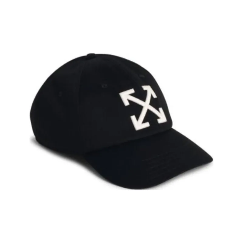 OFF WHITE Arrows Embroidered Curved Peak Baseball Cap-2