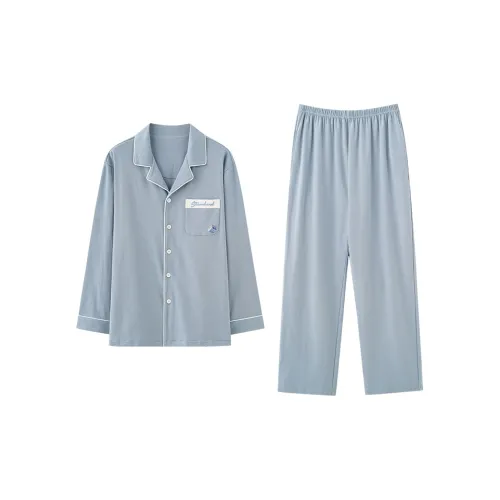 MIIOW Pajama Set Men's Light Blue