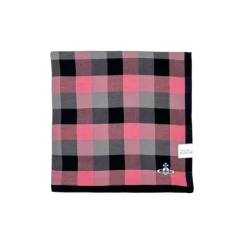 Vivienne Westwood Cotton Silk Scarves Unisex Pink