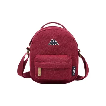 Kappa Fabric Crossbody Handbag, Shoulder Bag Unisex Burgundy