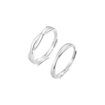BLANK IN BLANK Sterling Silver Rings Unisex