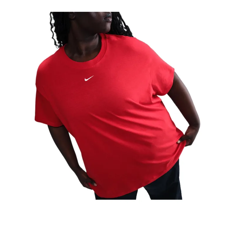 Nike Sportswear Essentials Series Drop Shoulder Sleeve T-Shirt Women's University Red-2