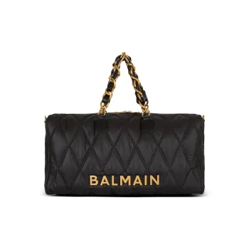 BALMAIN Polyester Travel Bag Men's Black