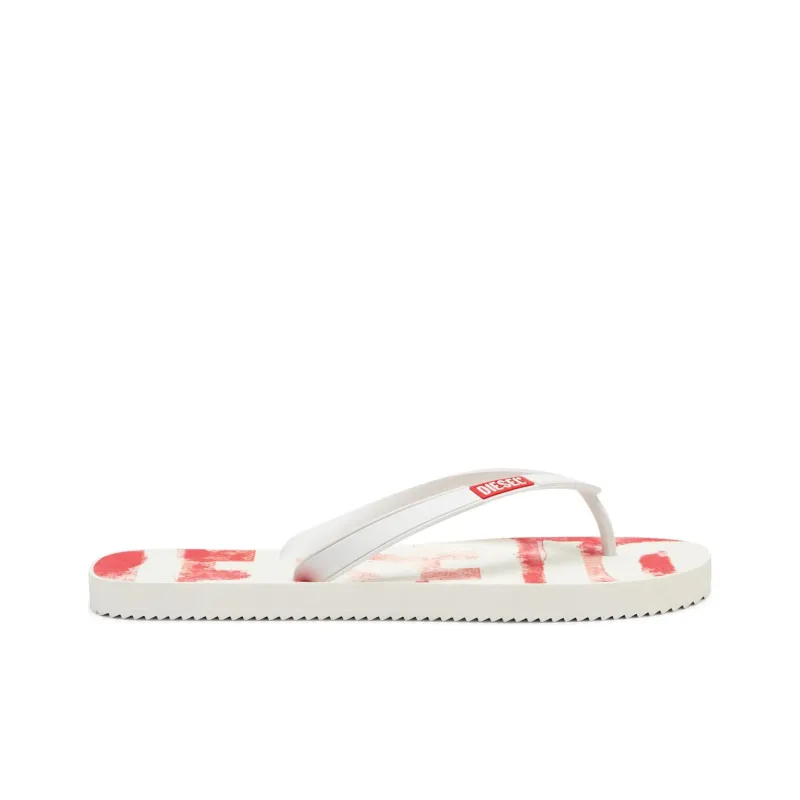 DIESEL Sa Rio Flip Flops Men's Red White-1