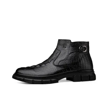 LAORENTOU Ankle Boots Men's Black