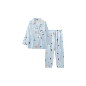 Sleeping Beauty Pajama Set Women's Pink Blue
