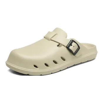 BEAR UNION Men's Home Slippers Flat Slippers Khaki